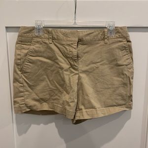 Lands end khaki chino shorts